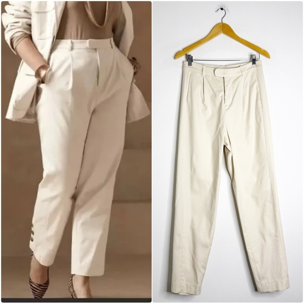 Banana Republic x Harbison Pleated Khaki Dress Pants – Size 2L